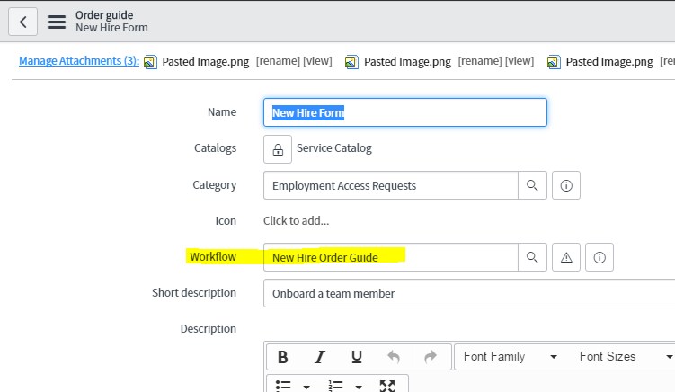 Run workflow from Order Guide not working - ServiceNow Community