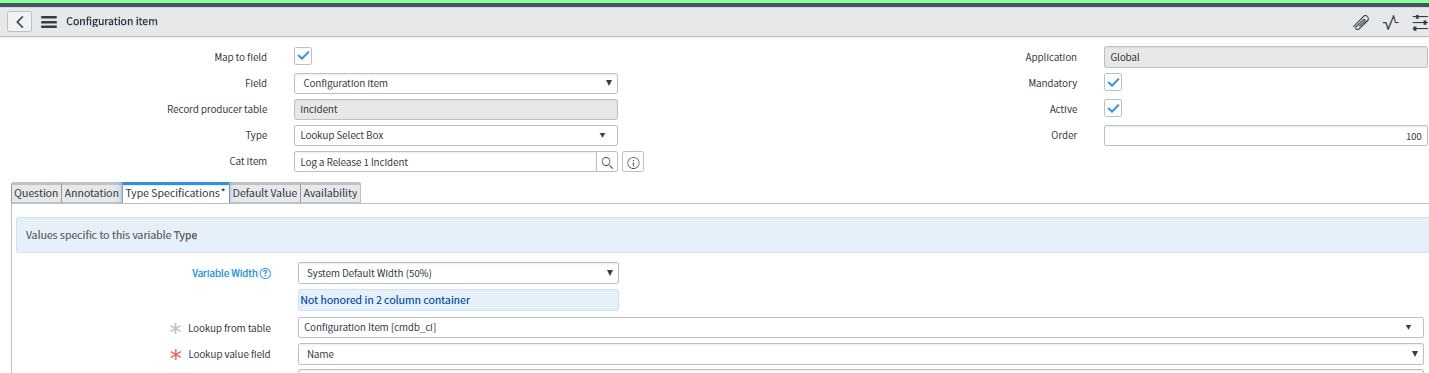 Solved: Map to field not working from Record Producer - ServiceNow ...