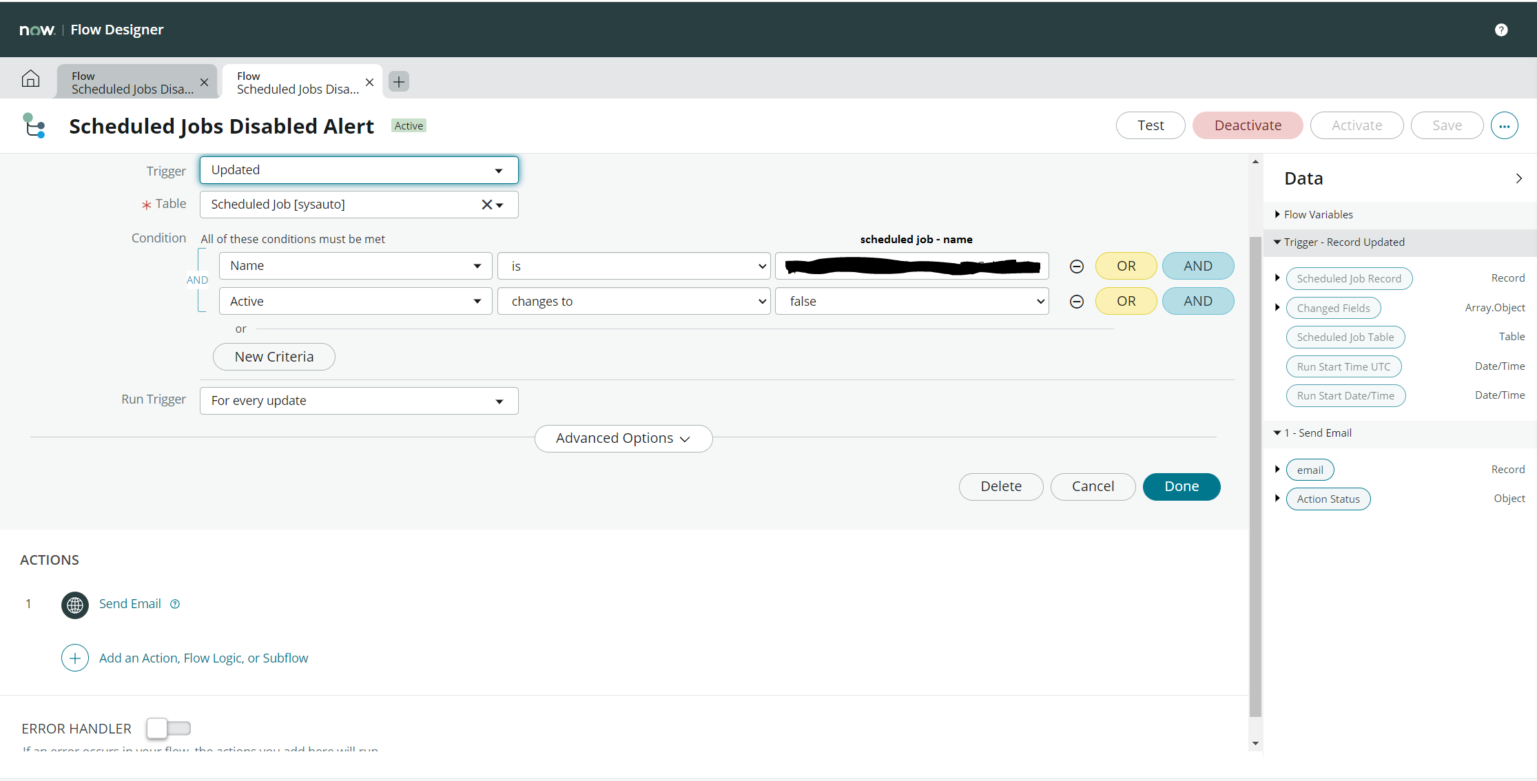 Flow Not Triggering when Condition is Met ServiceNow Community