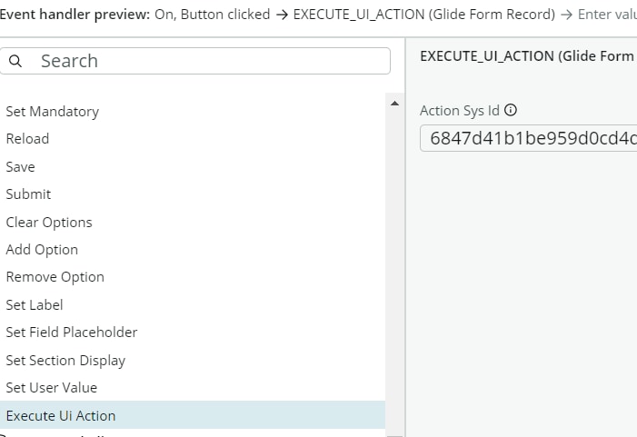 Solved: Re: UI Builder - How to use the action bar? - ServiceNow Community