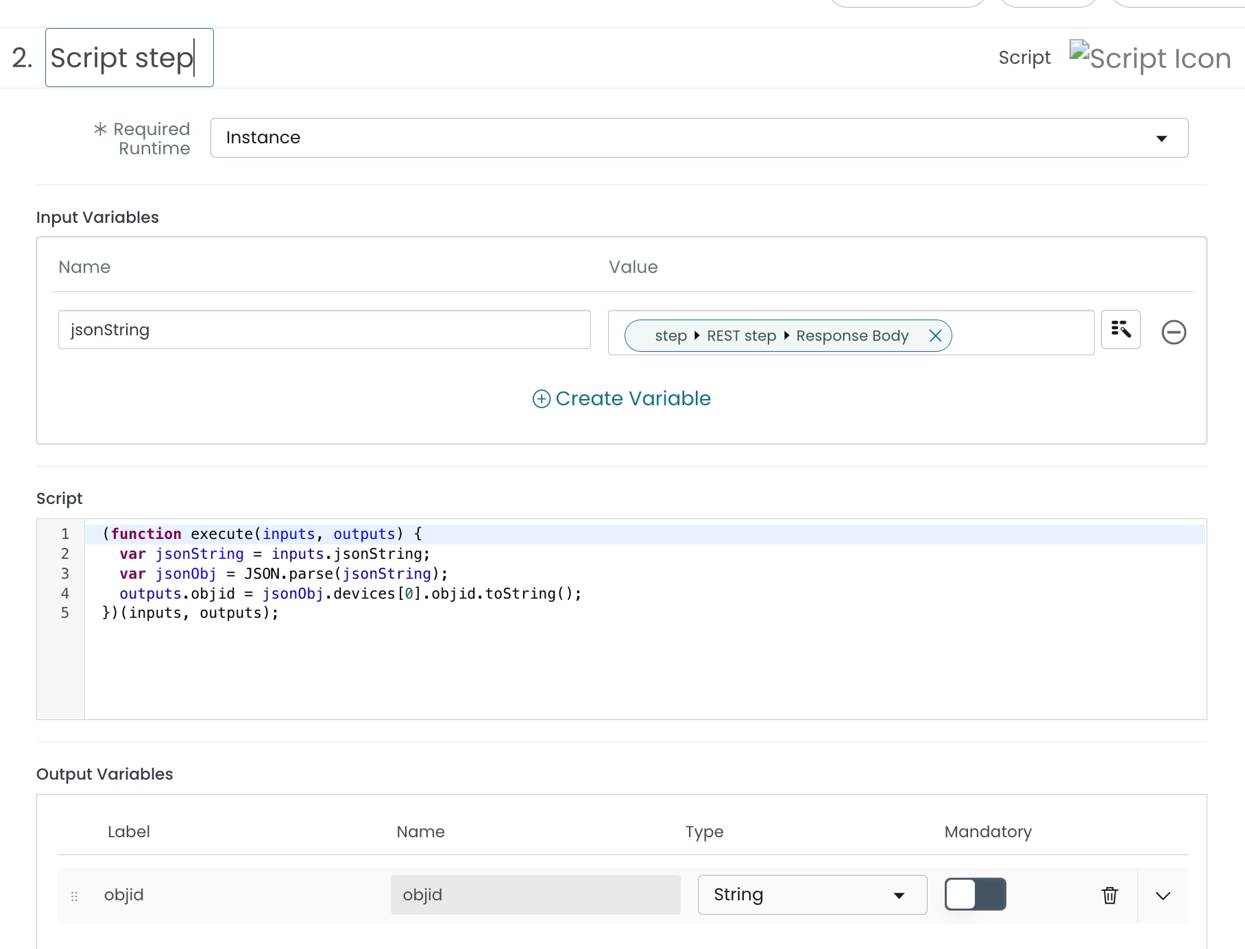 Solved: Flow Variable not being picked up by script step ...