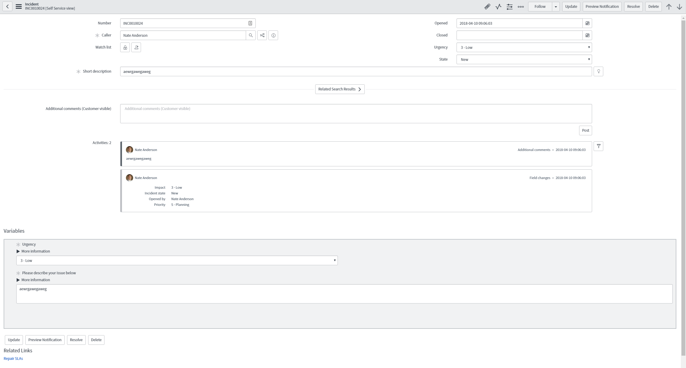 How can I show the Incident Variable Editor on the... - ServiceNow ...