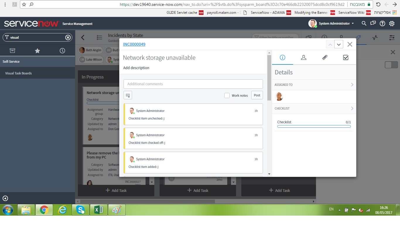 Servicenow Service Task How to configure Visual task board - ServiceNow Community