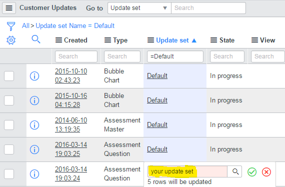 Solved: Re: I have captured all changes in the default upd ...