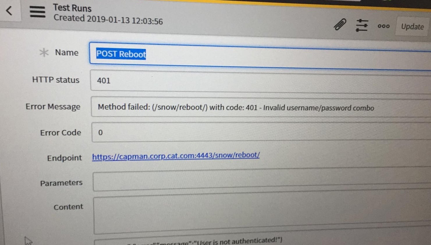 Issue with REST authentication -method failed with... - ServiceNow ...