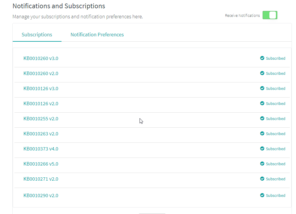 Subscription & Notification Preferences Widget - C... - ServiceNow ...