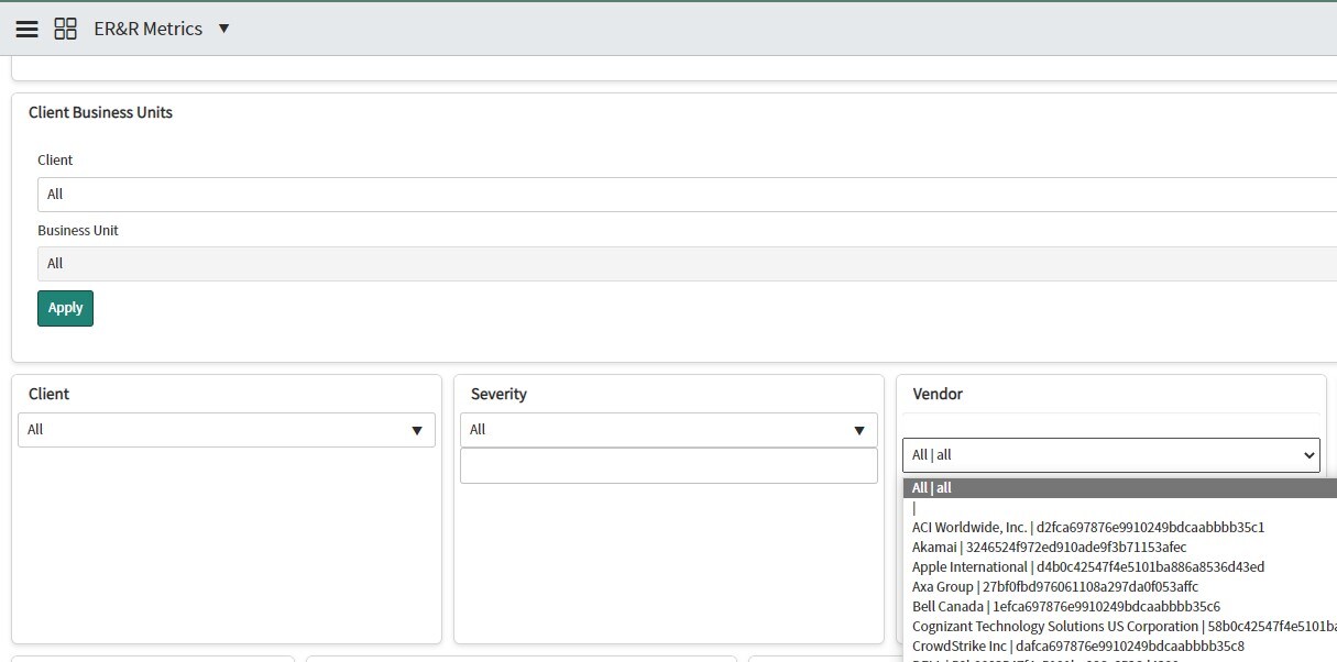 How to fetch input from the interactive filter to ServiceNow