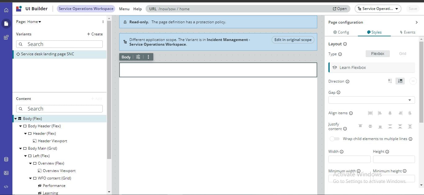 Unable to edit workspace in UI builder - ServiceNow Community
