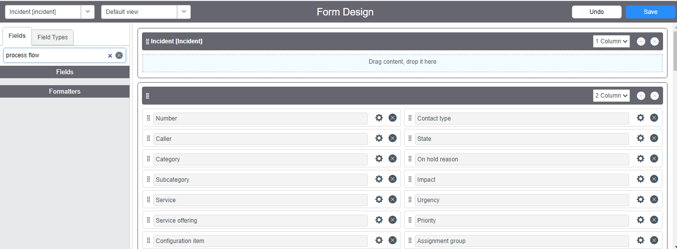 Why process flow formatter is not appear on my for... - ServiceNow ...