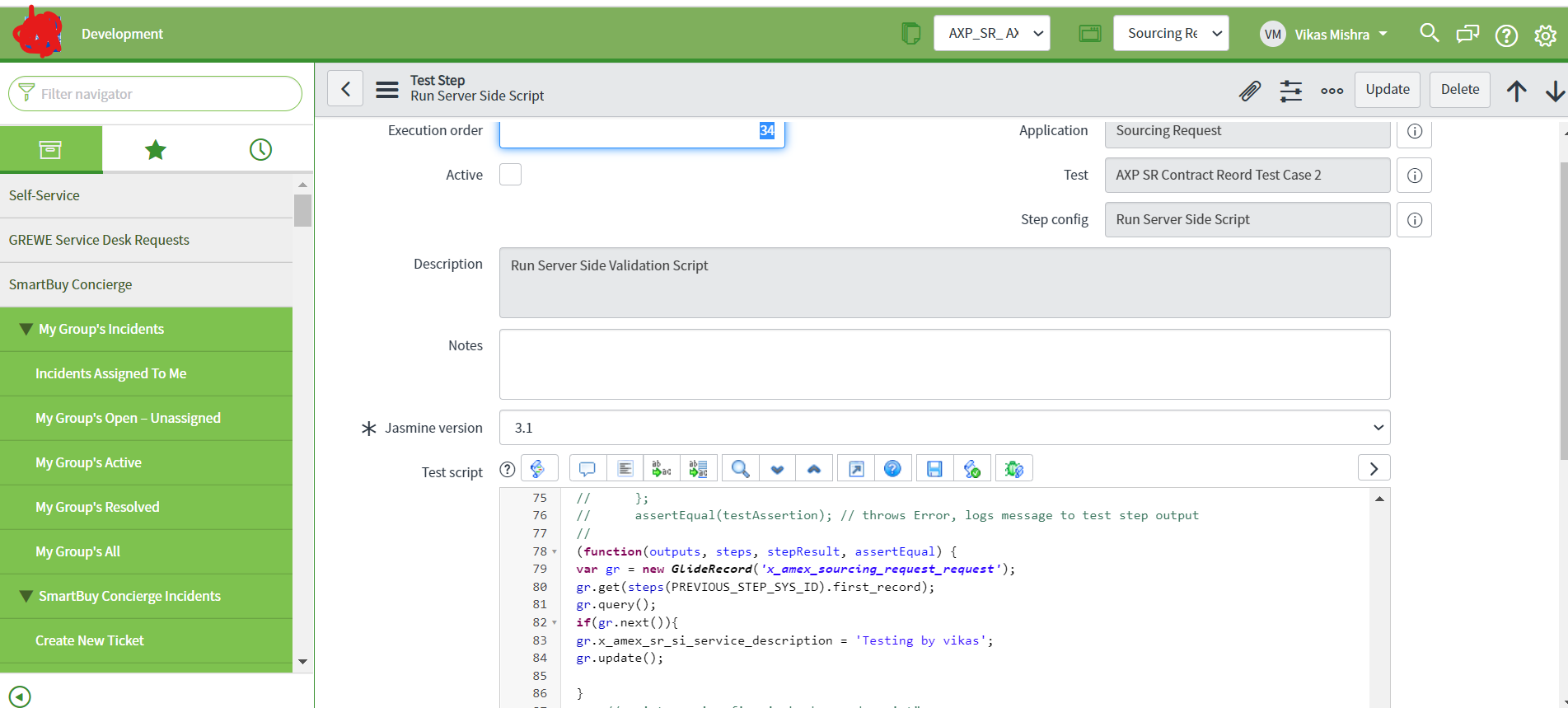 How to run a script within ATF. - Page 3 - ServiceNow Community