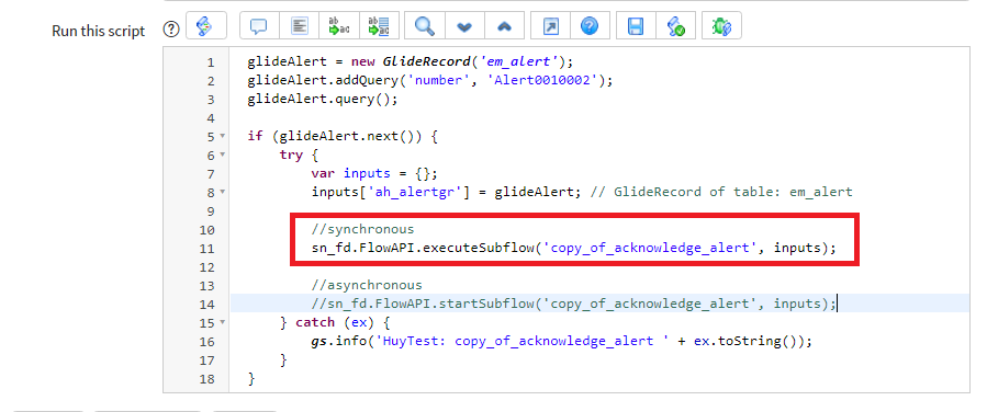 How to fix error exception when call subflow which... - ServiceNow ...