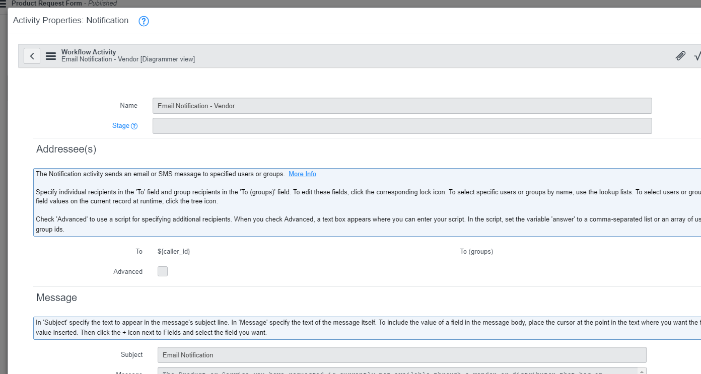 Send email notification to requested_for user - ServiceNow Community