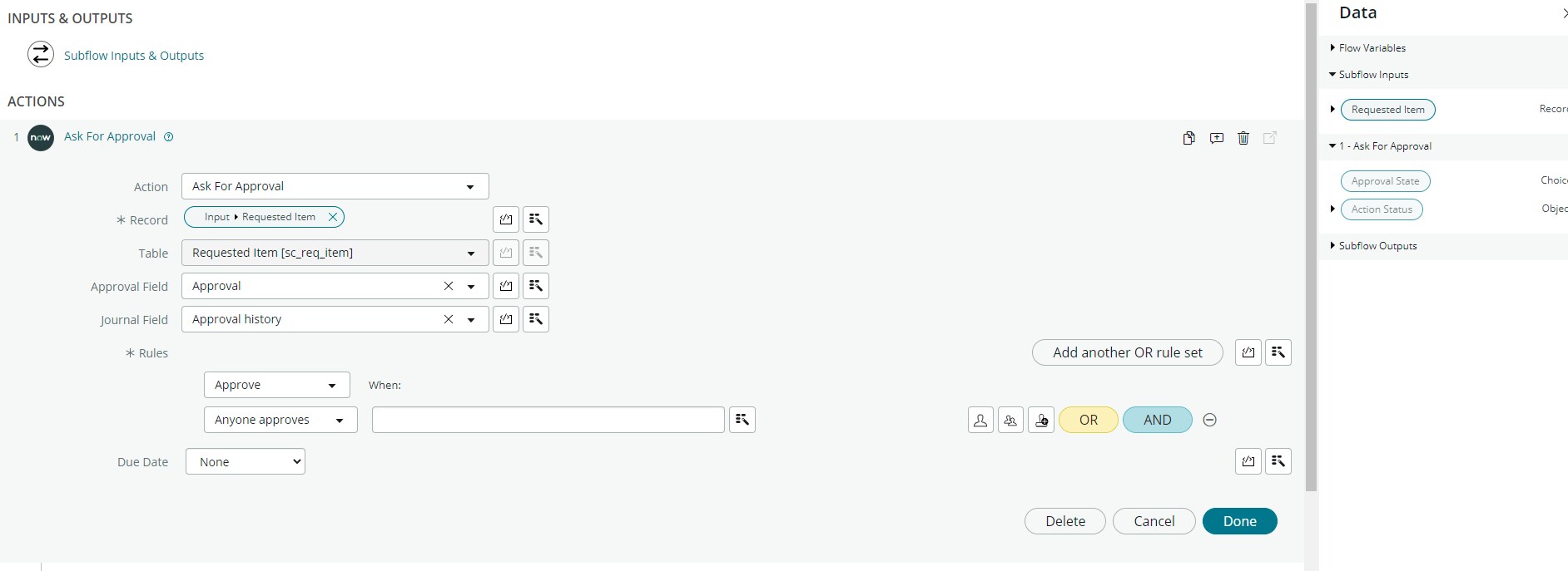 How to create Approval Sub Flow with a script in F... - ServiceNow ...