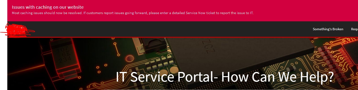 Solved: announcement banner - ServiceNow Community