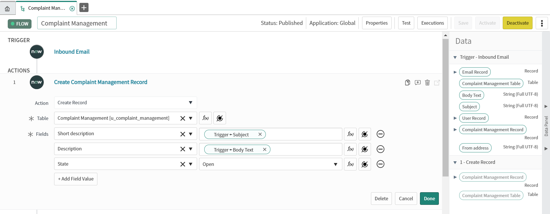 Flow designer not triggered for inbound email acti... - ServiceNow ...