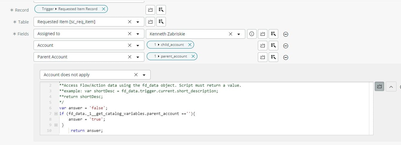 Solved: Script to set True/False RITM field not working - ServiceNow ...