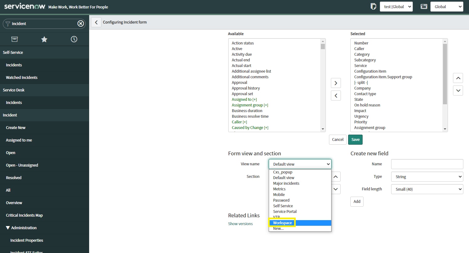 Worksp Work Notes and Additional Comments in Agent Worksp... - ServiceNow ...