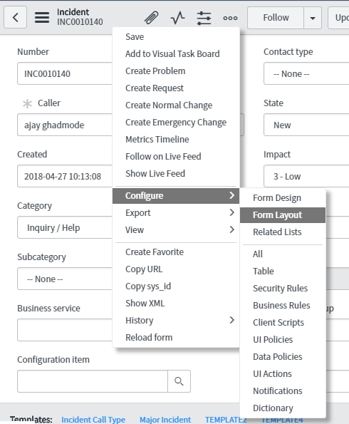 Solved: Ways to add sections in Incident Forms? - ServiceNow Community