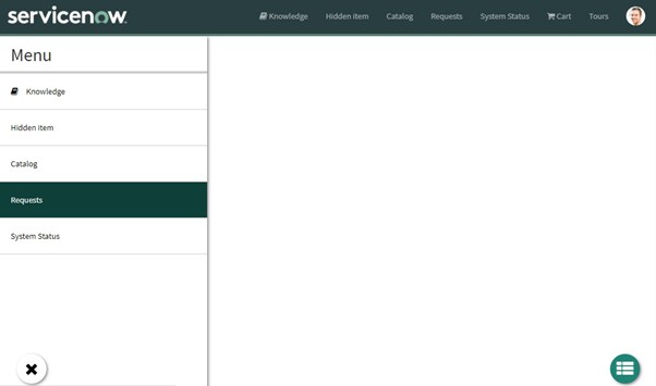 Quick Menus Service Portal Widget - ServiceNow Community