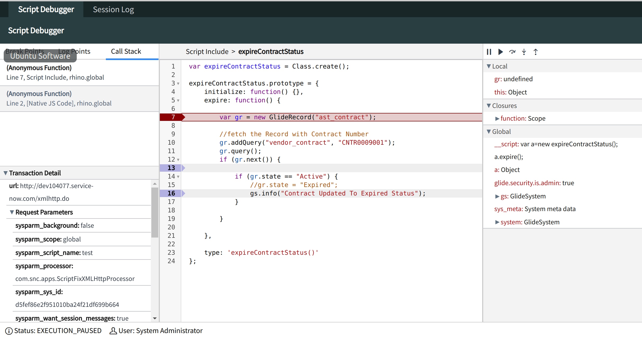 How to Debug Server Side Code on ServiceNow - ServiceNow Community