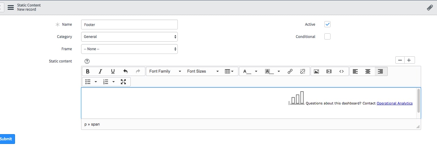 Make Better Looking Dashboards with Content Blocks - ServiceNow Community