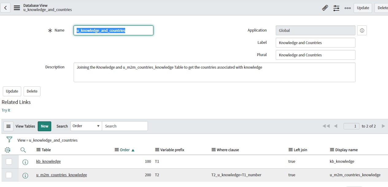 Solved: Database view Report Data shows empty records - ServiceNow ...