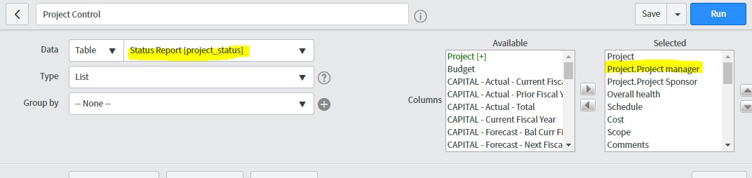 Acl Scripting Example Solved: Issues with ACL for report using project fields on ...