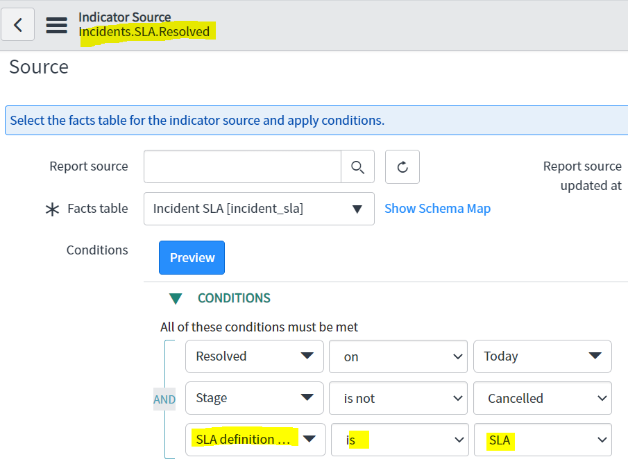 Solved: SLA Definition Type for Incident Response - ServiceNow Community