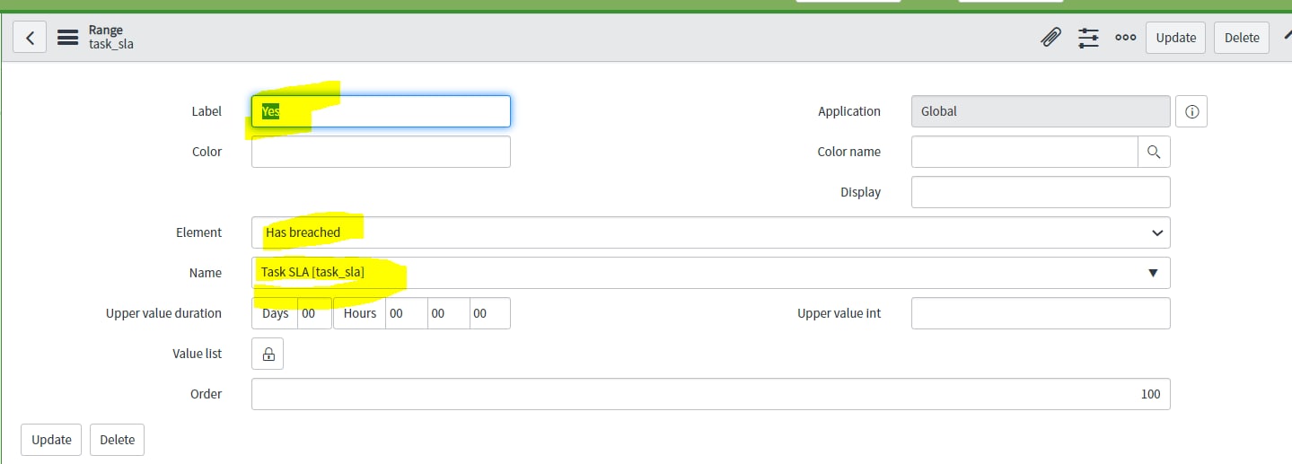 Servicenow Label Field Display custom label in Report - ServiceNow Community