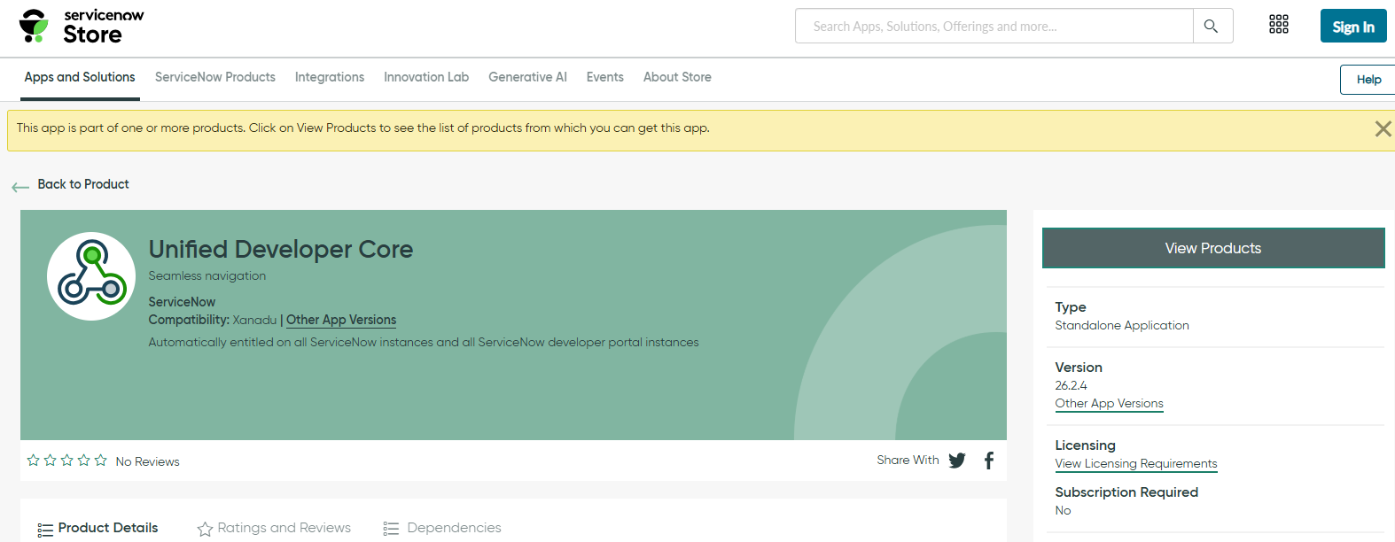 Solved: How does one install Unified Developer Core? - ServiceNow Community