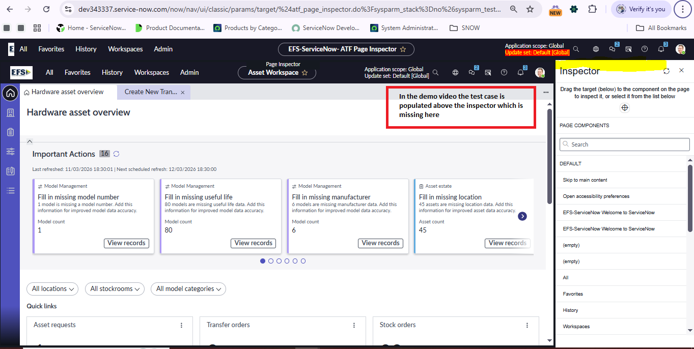 ATF Custom workspace - Configurable workspace - ServiceNow Community