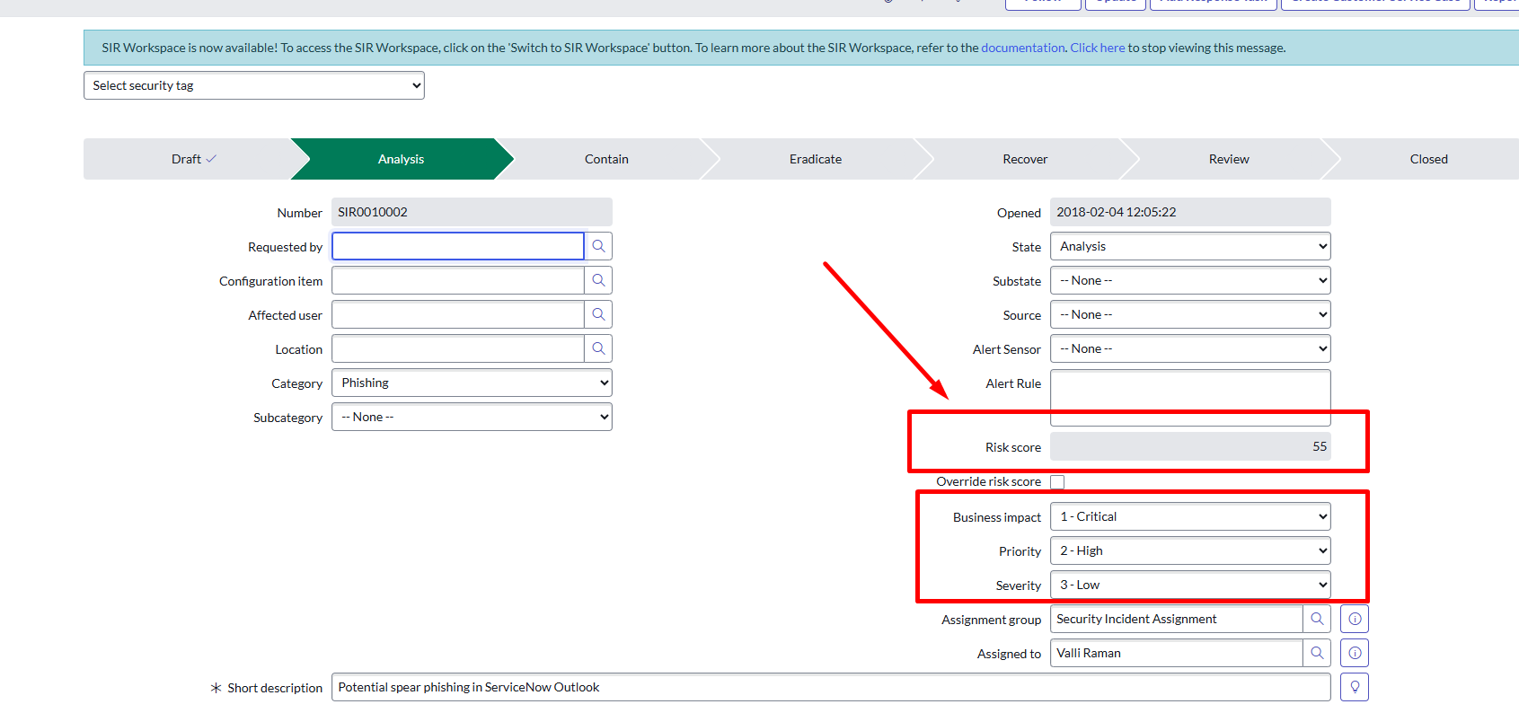 Servicenow Risk Management Table Solved: Risk Score Configuration in security incident - Page 2 ...