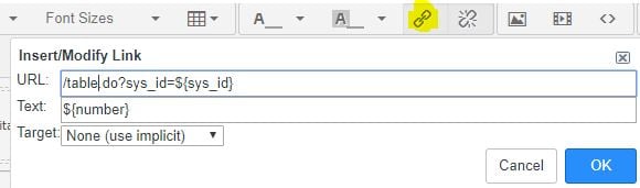 How to add a hyperlink to the body of a quick mess... - ServiceNow ...