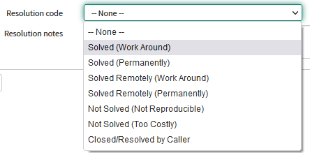 What is the difference between Resolve Notes and C... - ServiceNow ...