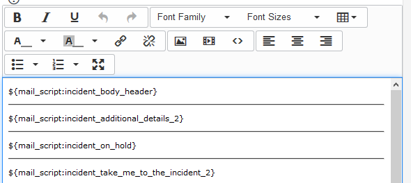 Customizing Email Layout template - ServiceNow Community