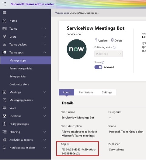 FAQs on MS Teams Integrations - updated September ... - ServiceNow ...