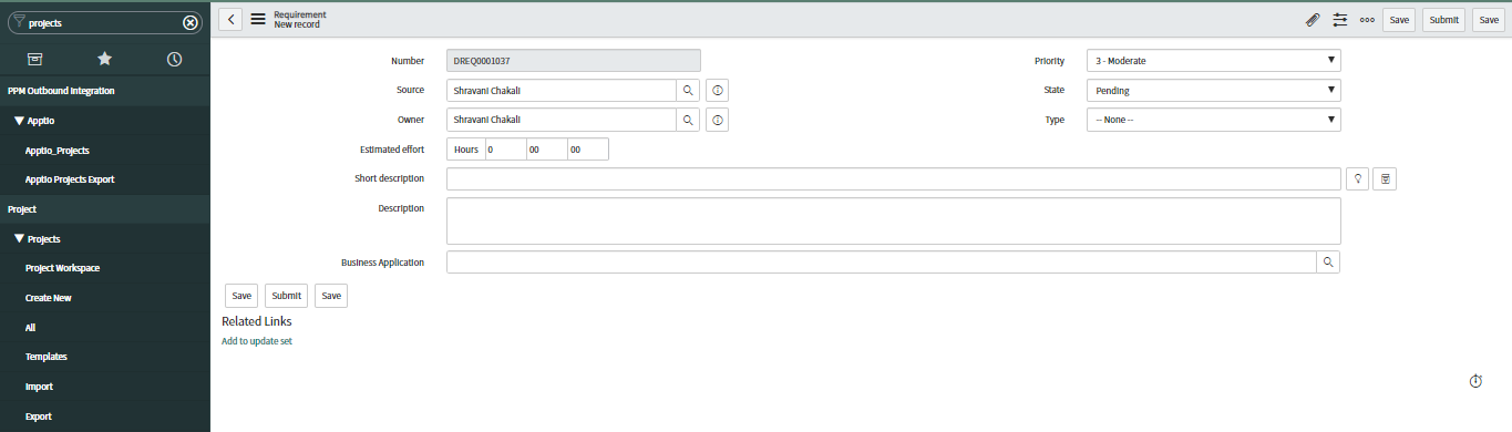 Solved: In my instance, 2 save buttons are visible on form ...