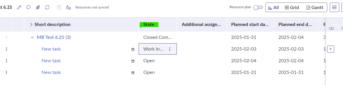 New Project Workspace where project keeps auto clo... - ServiceNow ...