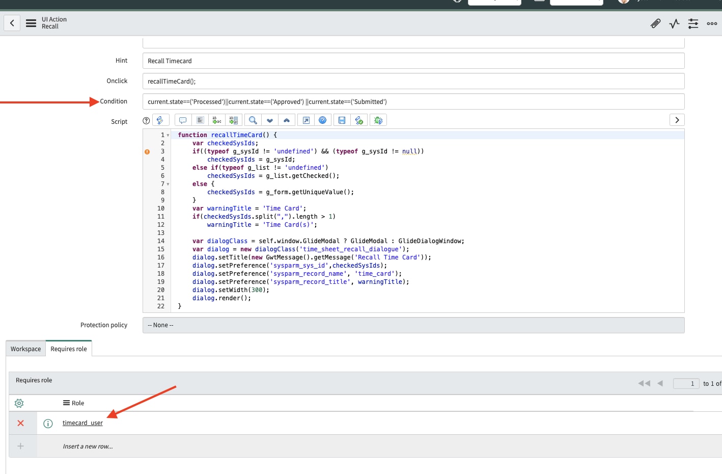 Solved: Granting Recall TimeSheet button to all timecard u ...