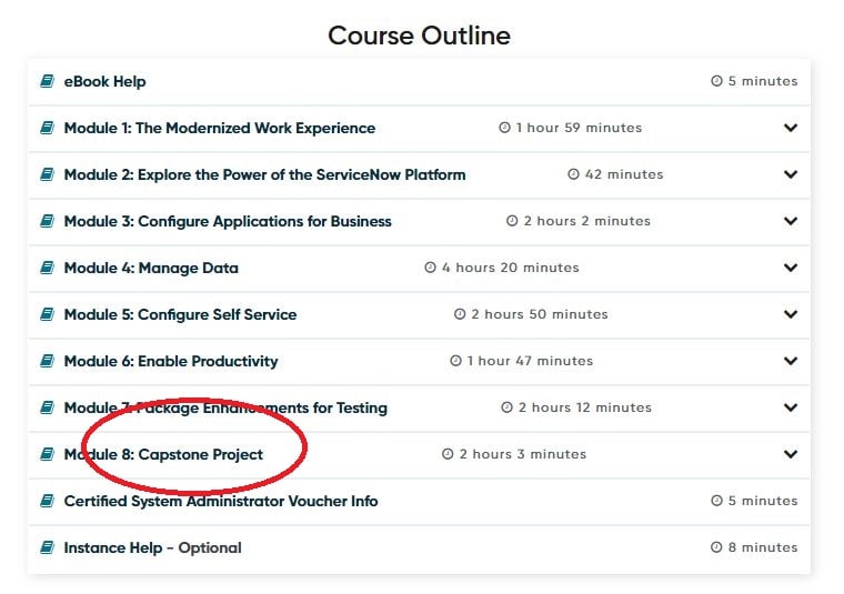 Solved: how to do a capstone project? - Page 2 - ServiceNow Community