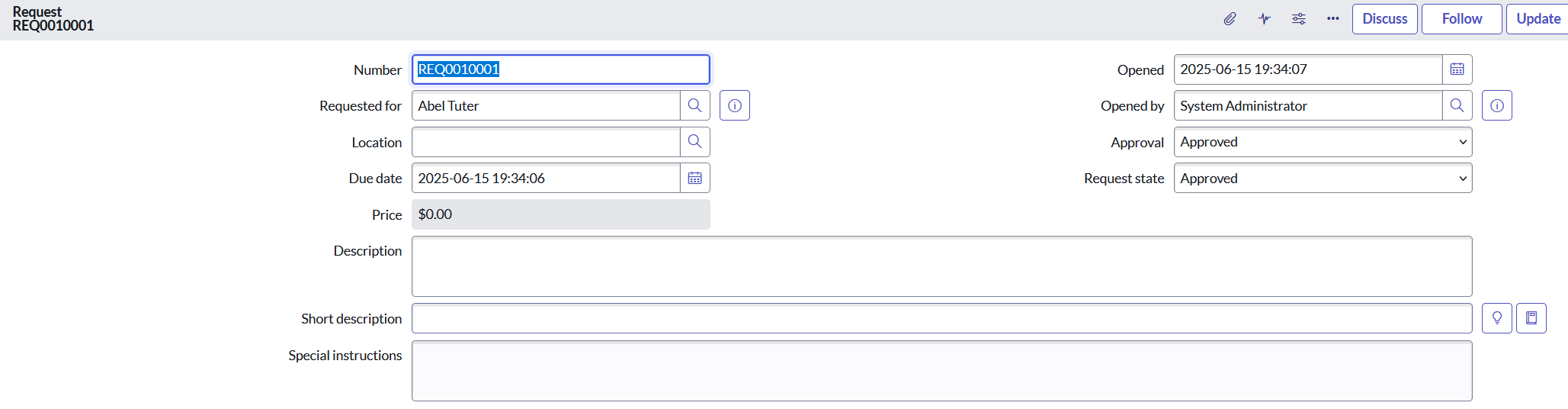 Solved: How to auto populate location in REQ - ServiceNow Community