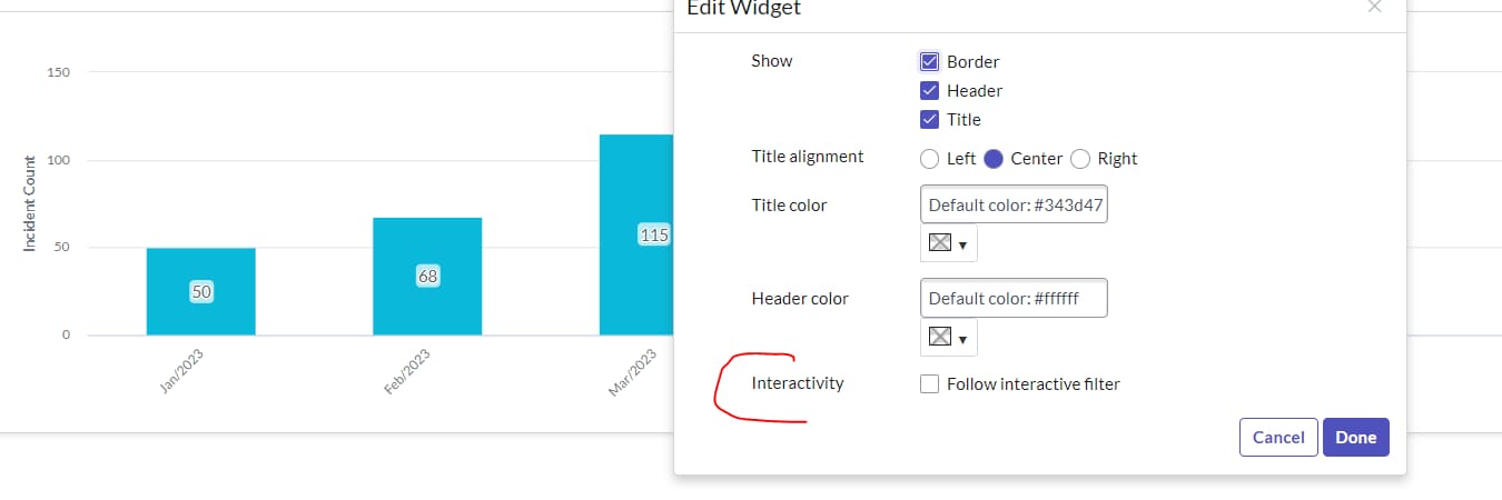 how to make report in dashboard act as interactive... - ServiceNow ...