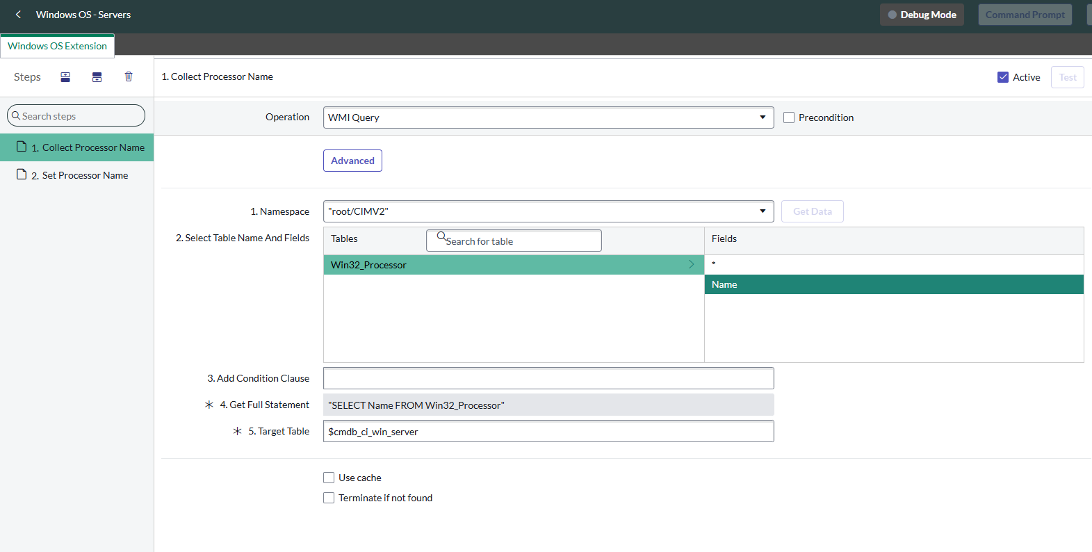 Task: Extend Windows OS Servers Pattern Failed ServiceNow Community