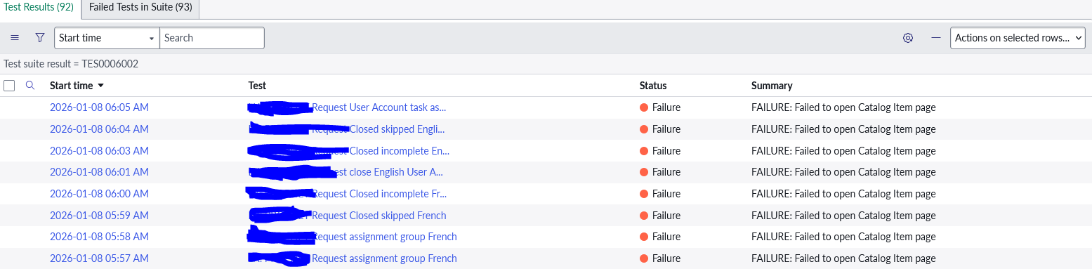 All ATF failed to open catalog item page all the s... - ServiceNow ...