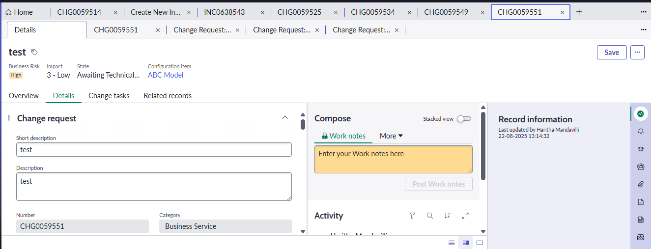 Normal Change in Workspace Reverting to 