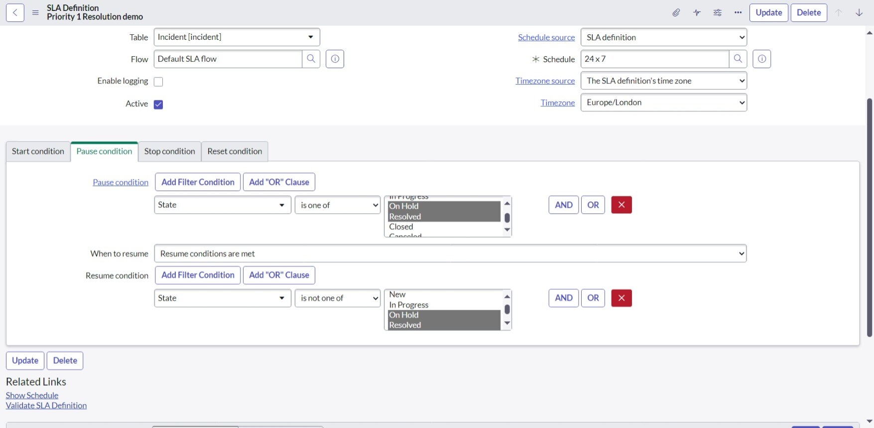 Solved: SLA(RESOLUTION) - ServiceNow Community