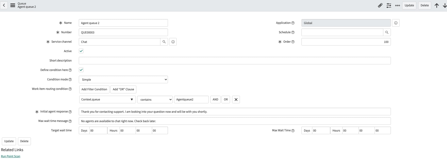 Servicenow Virtual Queue How to transfer a chat to a specific Queue using c... - ServiceNow ...