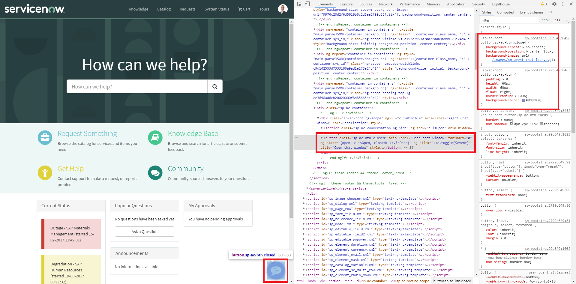 Virtual Agent button icon customizations - ServiceNow Community