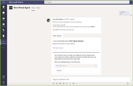Conversational integration with Microsoft Teams - ... - ServiceNow ...