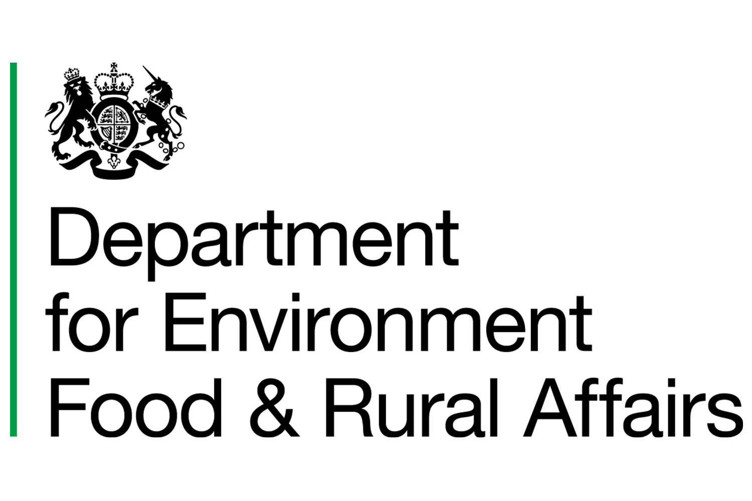 Department for Environment, Food, and Rural Affairs logo.